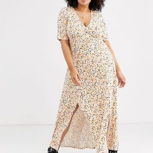 ASOS DESIGN Curve maxi tea dress
